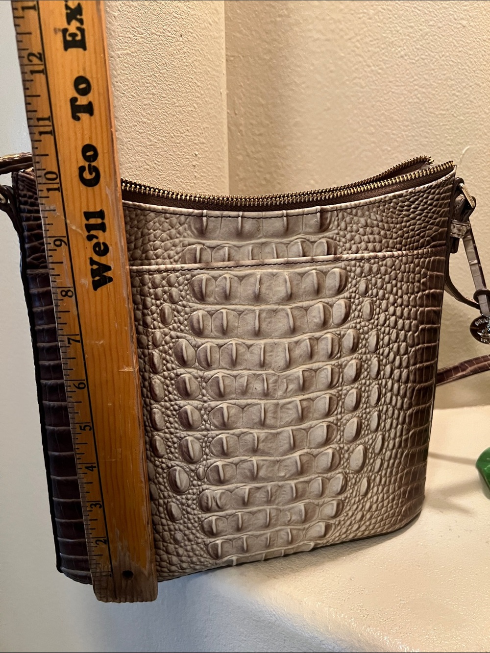Brahmin Katie Amaretto or Cappuccino bag - Picture 9 of 10
